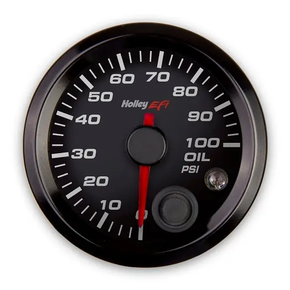 Holley Efi- 553-127 Oil Pressure Gauge 0-100Psi 1