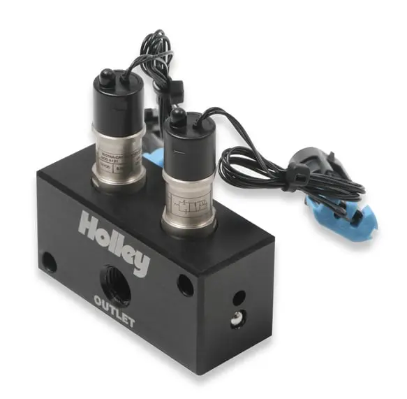 Holley Efi- 557-201 High Flow Dual Solenoid Boost Control Kit 1
