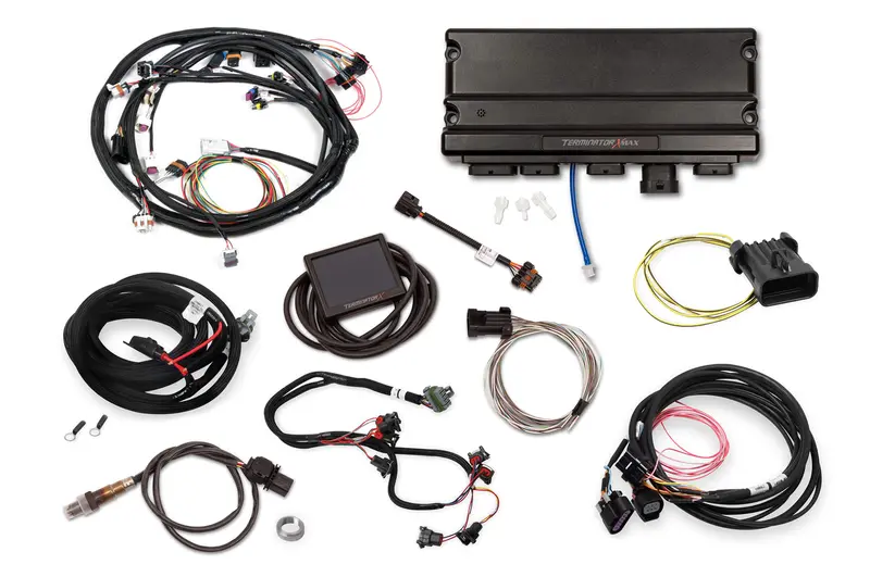 Holley Terminator X Efi- 550-950 Terminator X Universal Mpfi Kit W/Dbw, Screen, Ev1 Inj 1