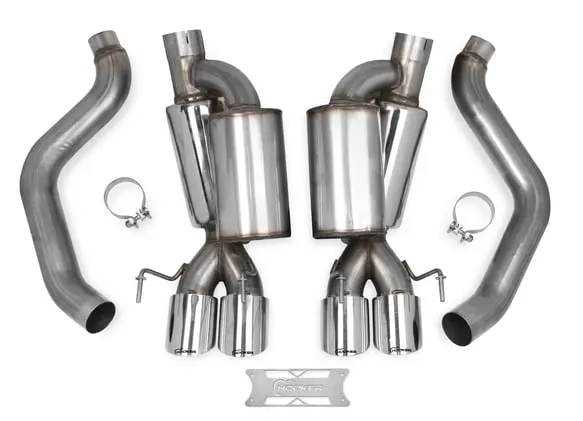 Hooker Blackheart- 70401312-Rhkr Axle-Back Exhaust System For 05-08 C6 1