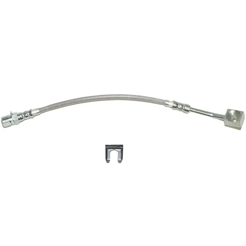 Hsp0009ss - 94-95 Mustang Gt Abs Front-Left Brake Hose; Braided Stainless 1