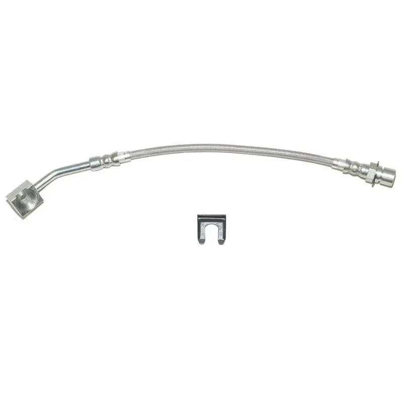 Hsp0010ss- 94-95 Mustang Gt Abs Front-Right Brake Hose; Braided Stainless 1