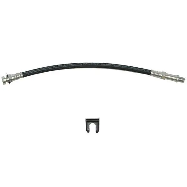Hsp0109ss- 67-68' Pontiac Firebird; Front Disc Brake Flex Hose, 2 Required; Braided Stainless 1