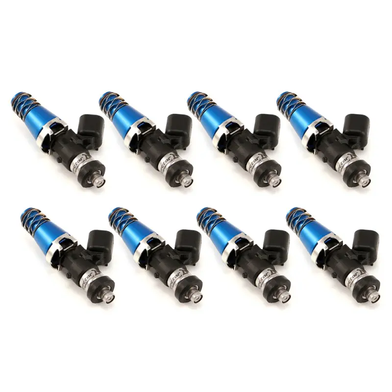 Injector Dynamics Id1050x Injectors 11Mm (Blue) Adaptor Tops Denso Lower Cushions (Set Of 8) 1