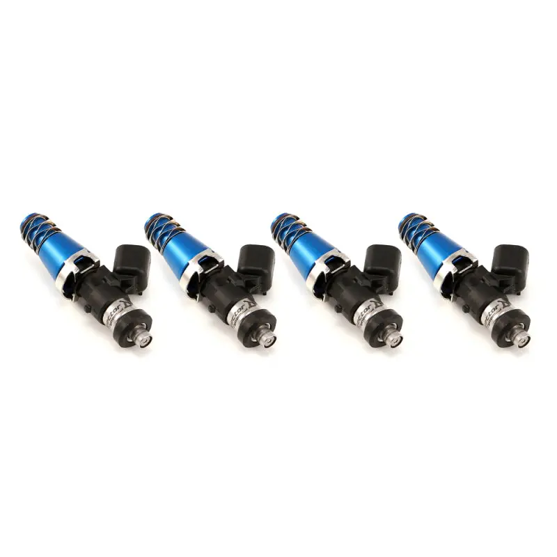 Injector Dynamics Id1050x Injectors 11Mm (Blue) Adaptor Tops Denso Lower (Set Of 4) 1