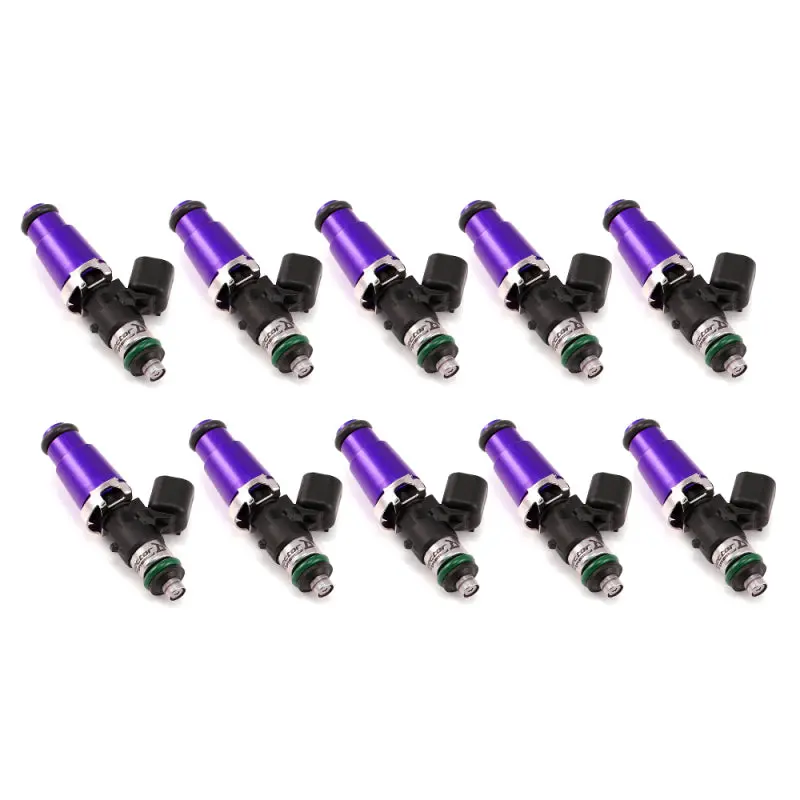 Injector Dynamics Id1050x Injectors 14Mm (Purple) Adaptors (Set Of 10) 1