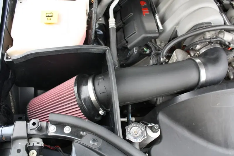 Jlt 06-10 Jeep Grand Cherokee Srt8 Black Textured Cold Air Intake Kit W/Red Filter 1