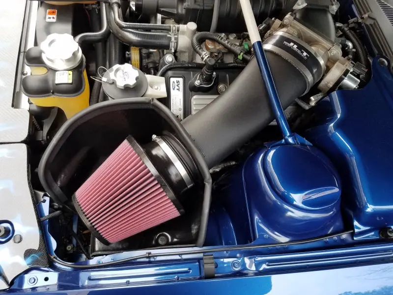 Jlt 07-09 Ford Mustang Gt500 Black Textured Big Air Intake Kit W/Red Filter - Tune Req 1