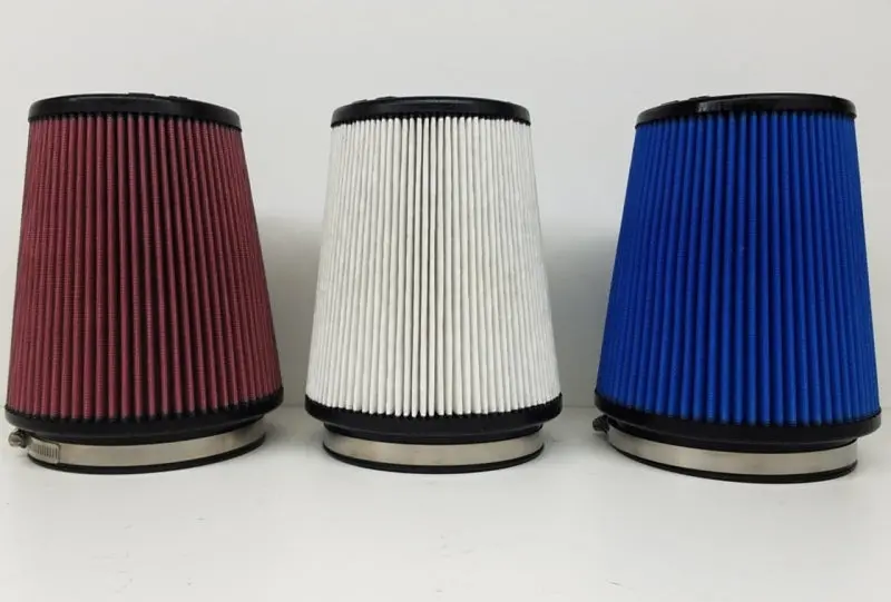 Jlt 10-14 Ford Mustang Gt500 Factory Replacement Oiled Air Filter 5.5X7in - Red 1