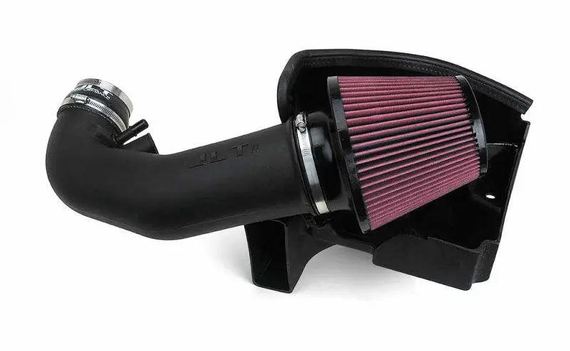 Jlt 11-14 Ford Mustang Gt Series 2 Black Textured Cold Air Intake Kit W/Red Filter - Tune Req 1
