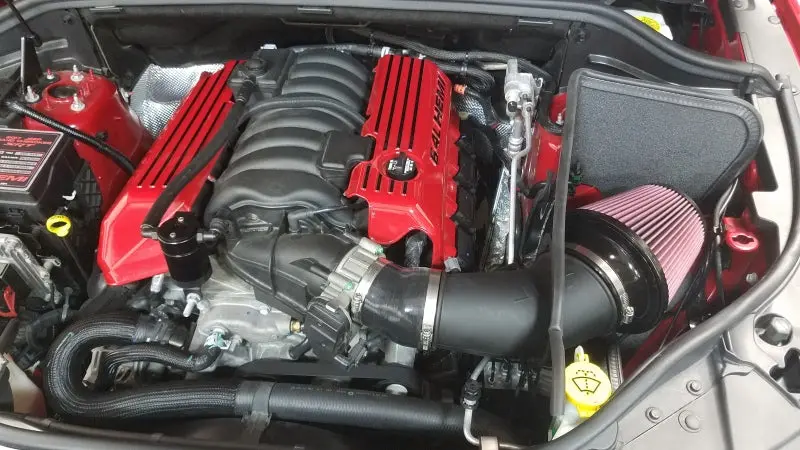 Jlt 12-20 Jeep Grand Cherokee Srt8 6.4L Black Textured Cai Kit W/Dry Filter (12-19 Carb Exempt) 2