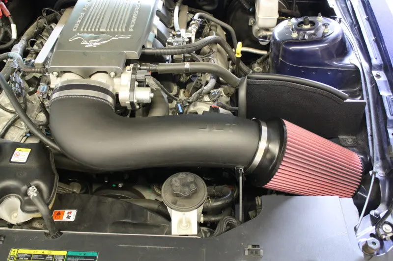 Jlt 2010 Ford Mustang Gt Black Textured Series 3 Cold Air Intake Kit W/Red Filter - Tune Req 1