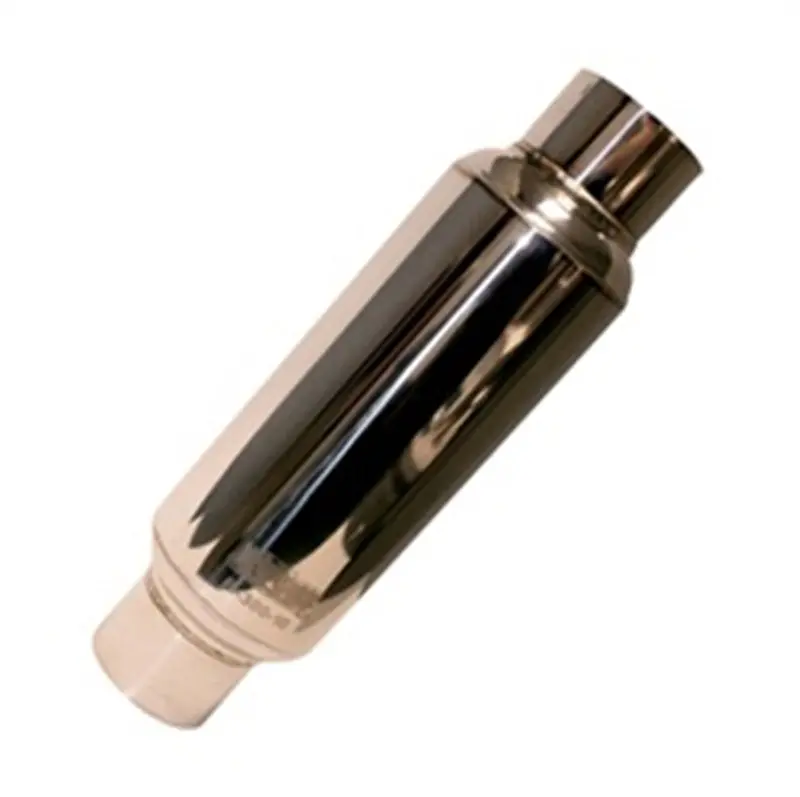 Kooks Universal 2 1/2In Round Muffler 14In Long. Pol Ss 1