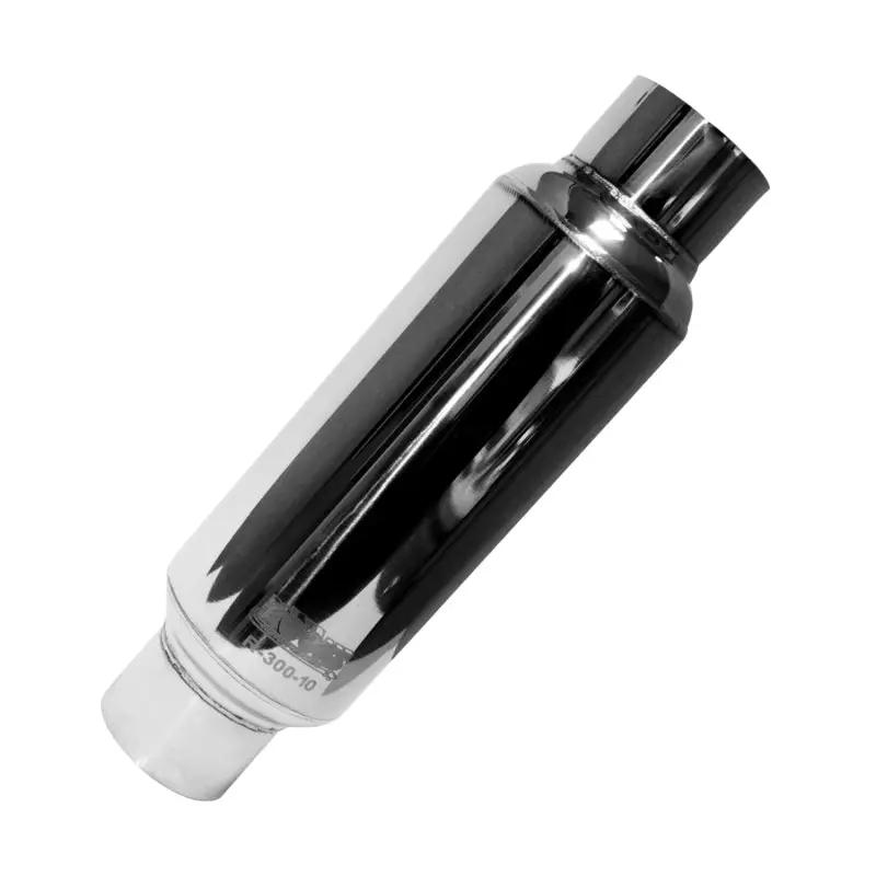 Kooks Universal 3In Round Muffler 10In Long. Pol Ss 1