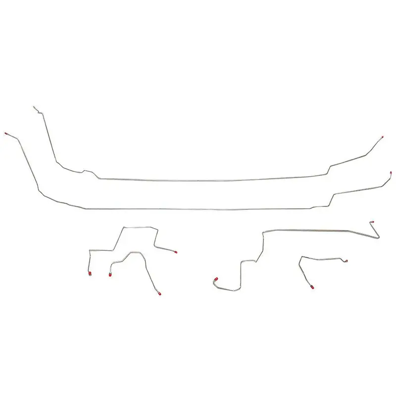 Lin9903ss- 99' Mercury Cougar, Intermediate Brake Line Kit; Stainless 1