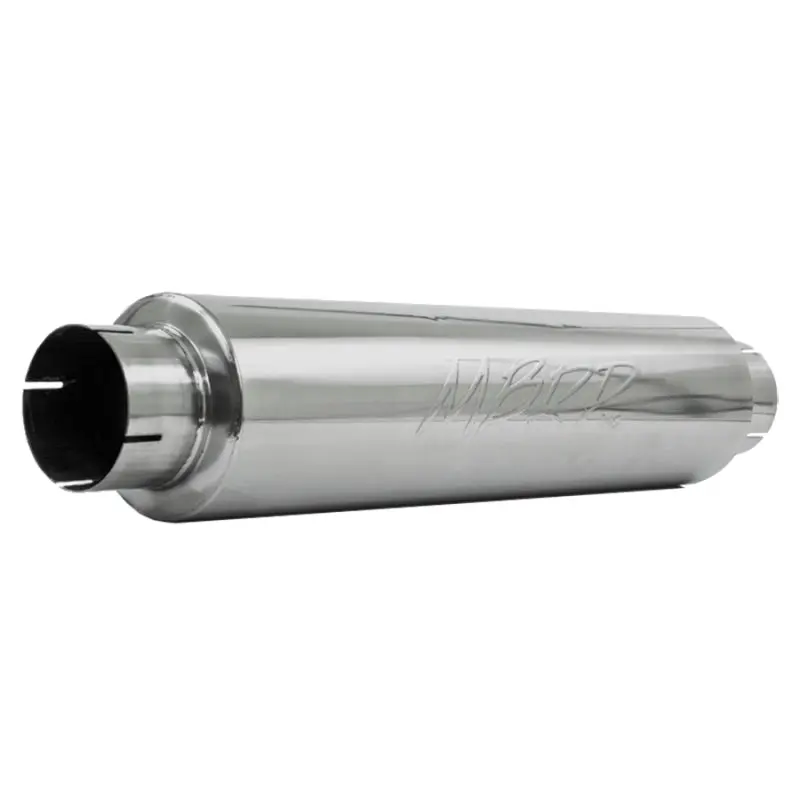 Mbrp Universal Quiet Tone Muffler 4In Inlet/Outlet 24In Body 6In Dia 30In Overall T304 2