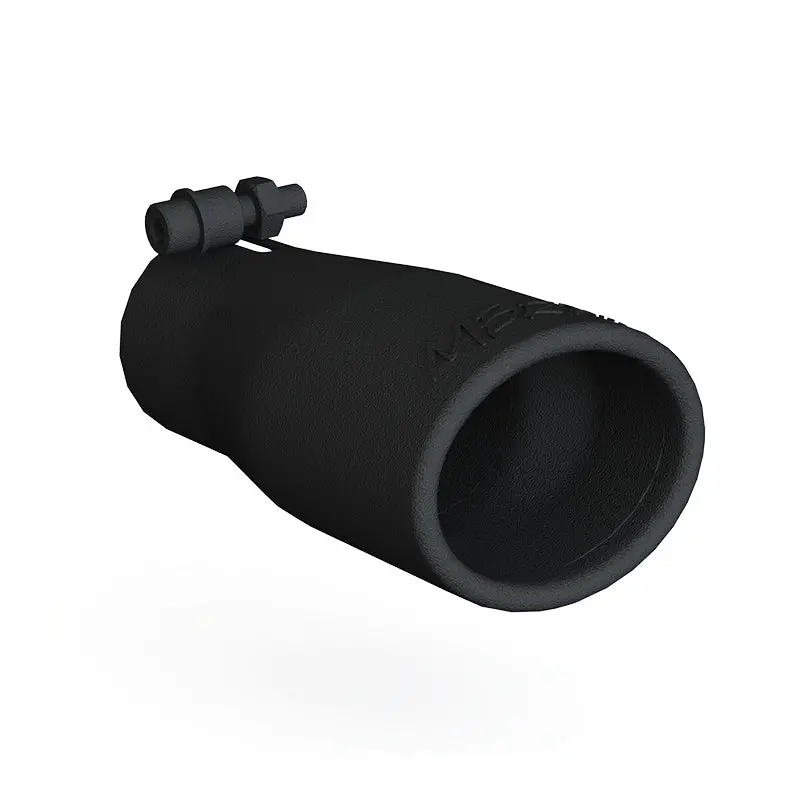 Mbrp Universal Tip 2.5 O.D. Oval End 3.75 Inlet 10In Length - Black Finish 2