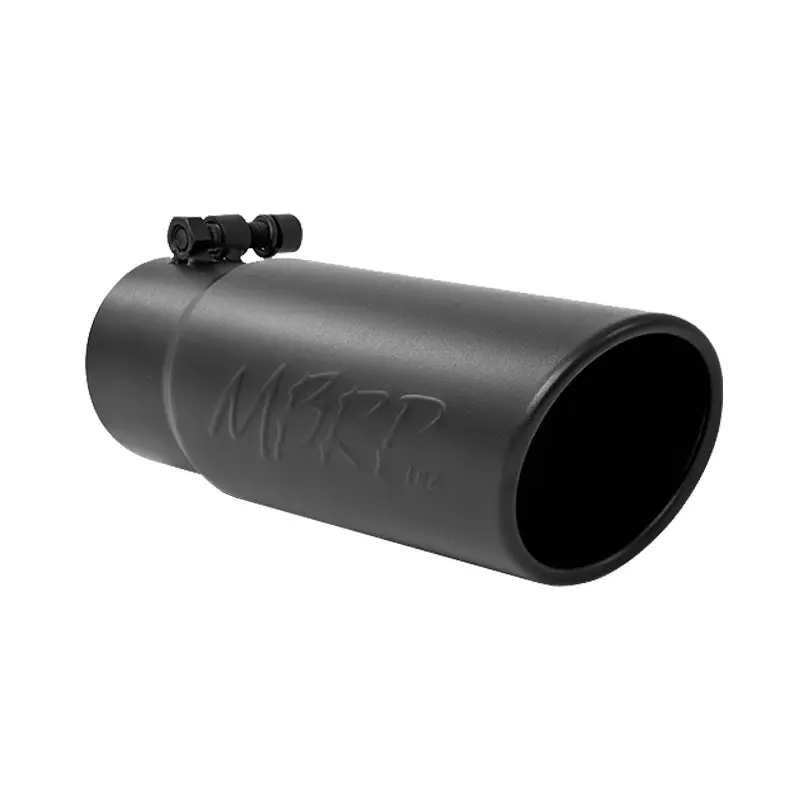 Mbrp Universal Tip 3-1/2In O.D. Angled Rolled End - 3In Id Inlet 10In Length - Black 1