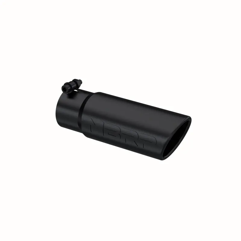 Mbrp Universal Tip 3-1/2In O.D. Angled Rolled End - 3In Id Inlet 10In Length - Black 2
