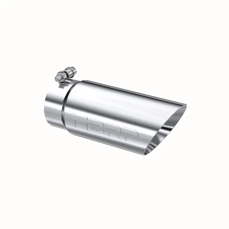 Mbrp Universal Tip 3In O.D. Dual Wall Angled 4 Inlet 10 Length 2