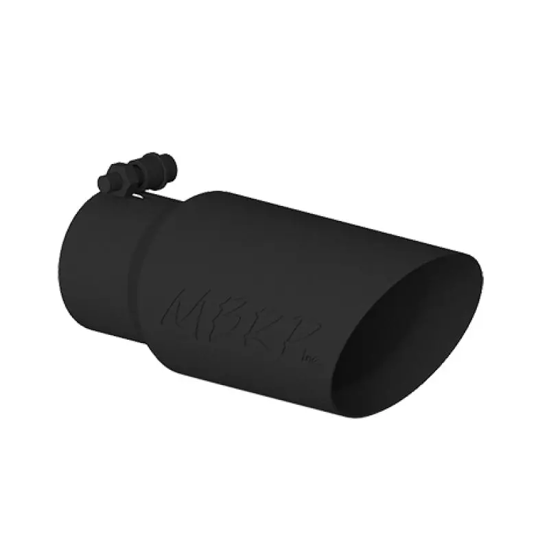 Mbrp Universal Tip 4In Od 3In Inlet 10In Length Dual Wall Angled End Black 1