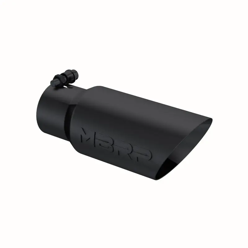 Mbrp Universal Tip 4In Od 3In Inlet 10In Length Dual Wall Angled End Black 2