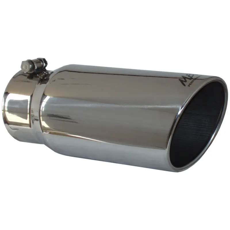 Mbrp Universal Tip 5 O.D. Angled Rolled End 4 Inlet 12 Length 1