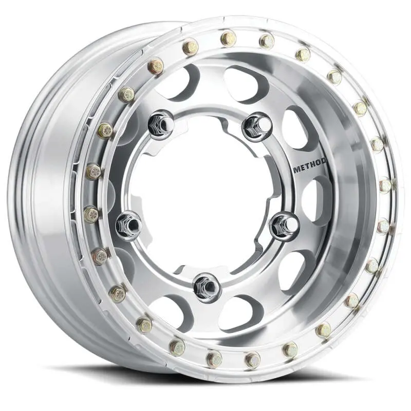 Method Mr103 Beadlock 15X8 -24Mm Offset 5X5.5 108Mm Cb Raw Machined Race Drilled W/Bh-H24100 Wheel 1
