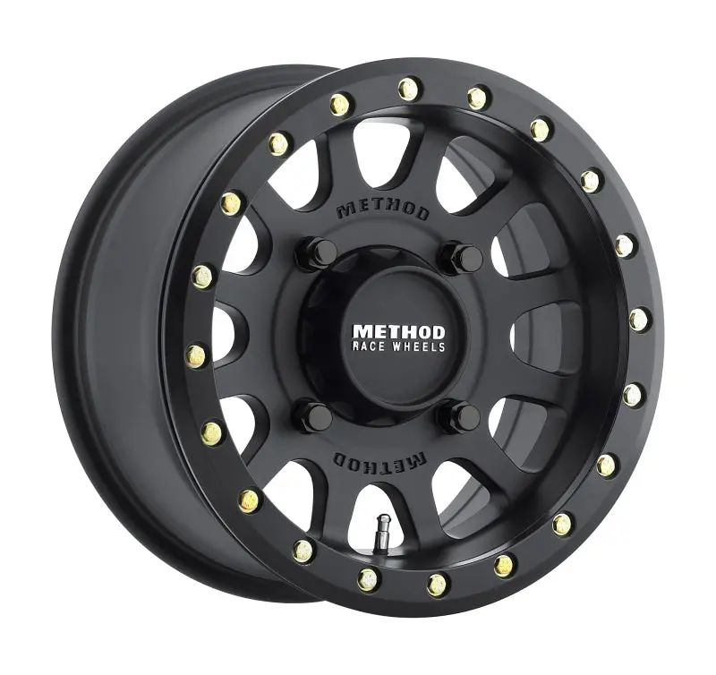 Method Mr401 Utv Beadlock 14X7 / 4+3/13Mm Offset / 4X156 / 132Mm Cb Matte Black Wheel 1