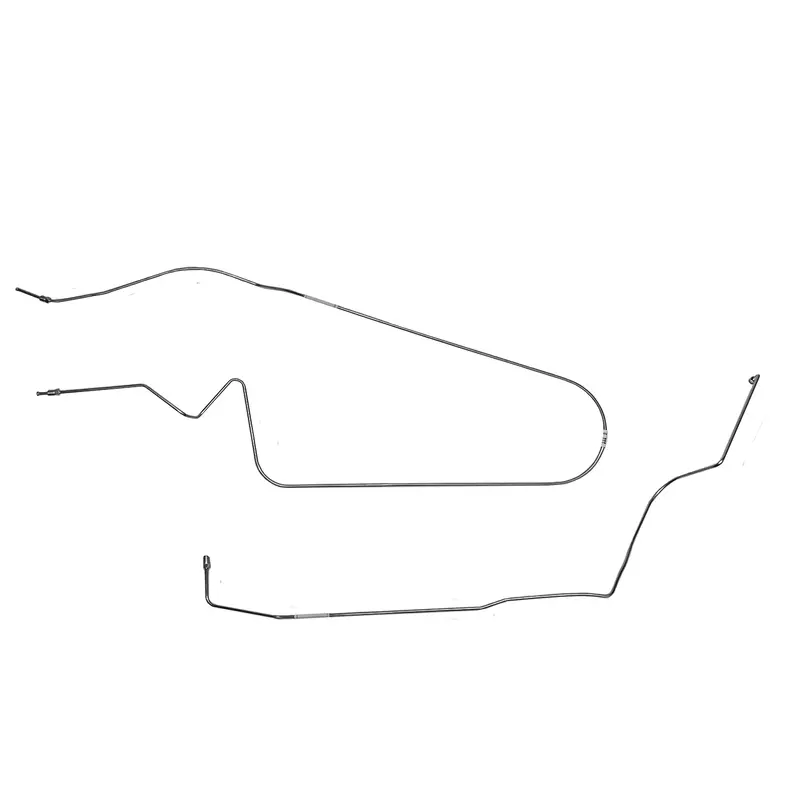 Min9201ss - 90-93 Mazda Miata Mx-5, Rwd, Non-Abs, Disc Brakes, Intermediate Set; Stainless 1