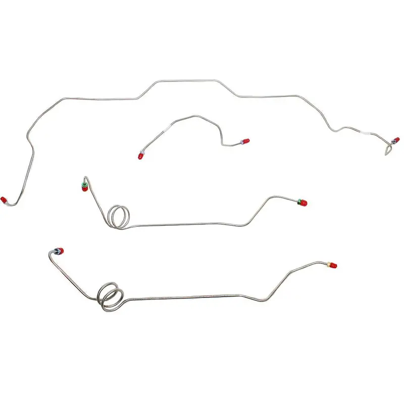 Mkt8101om- 81-88' Chevy Monte Carlo, El Camino, W/ Power Brakes, 4Pc Brake Line Set; Steel 1