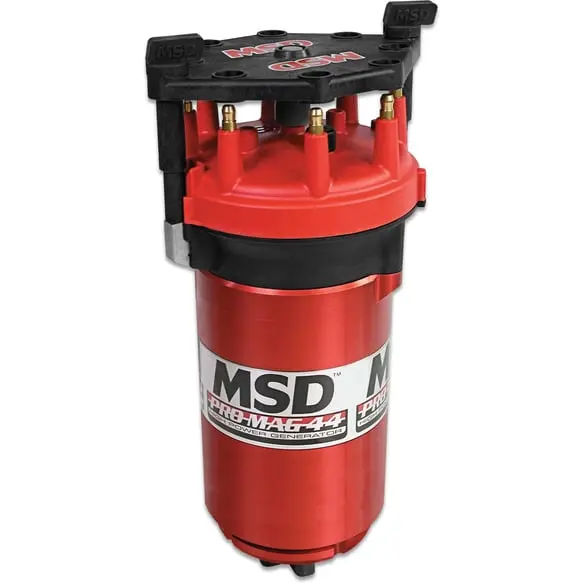 Msd- 8130 Pro Mag 44 Amp Generator, Cw Rotation, Standard Cap, Band Clamp, Red 1