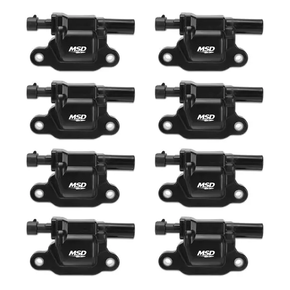 Msd- 826583 Msd Gm Blaster Series Ignition Coils For Ls2/3/4/7/9 Black Set Of 8 1