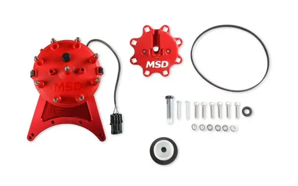 Msd- 85201 Front Drive Distributor With Adjustable Cam Sync For Bbc 1