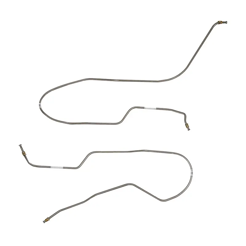 Mtc7003om- 70-72' Chevy Monte Carlo W/ Turbo-Hydramatic 350; 2Pc Transmission Cooler Line Set; Steel 1