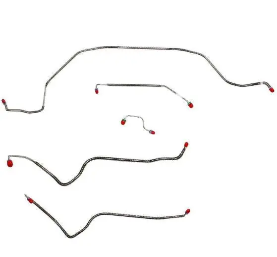Nkt8912ss- 89-94 Nissan, Non Abs, 5 Line Set; Stainless 1