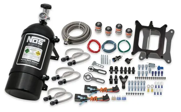 Nos- 02301Bnos Pro 2-Stage Wet System For 4150 4 Barrel Black 1