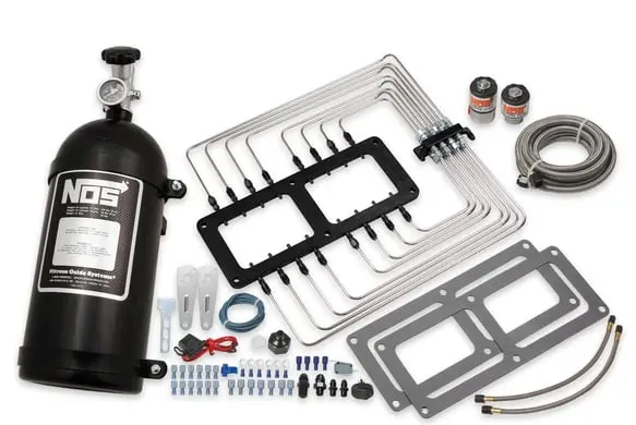 Nos- 02520Bnos Supercharger Wet Nitrous System Black W/10Lb Bottle 1