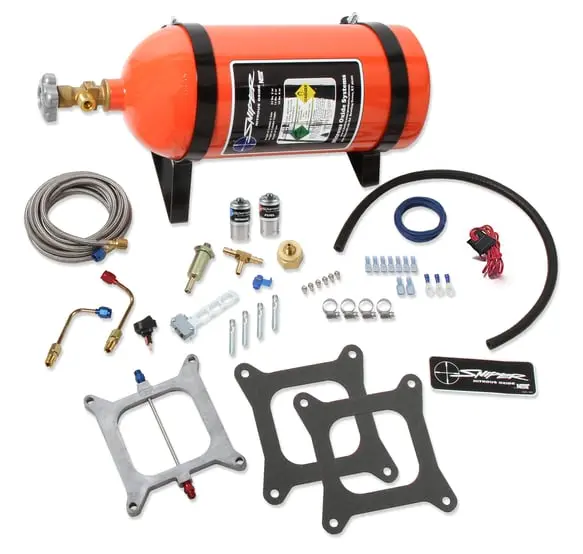 Nos- 07001Nos Sniper Wet Nitrous Plate Kit 4150 Square Bore 1