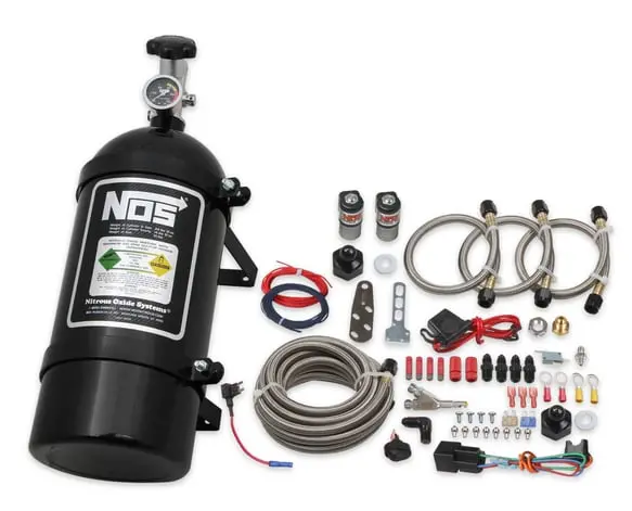 Nos Single Fogger Wet Nitrous System - 87-98 Mustang V8 1