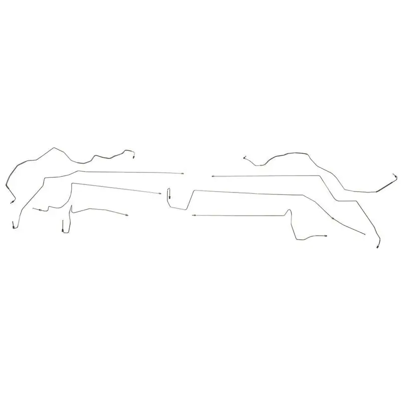 Oin9903om- 99-03 Toyota Solara W/ 4W Disc & Abs, Intermediate Brake Line Kit; Steel 1