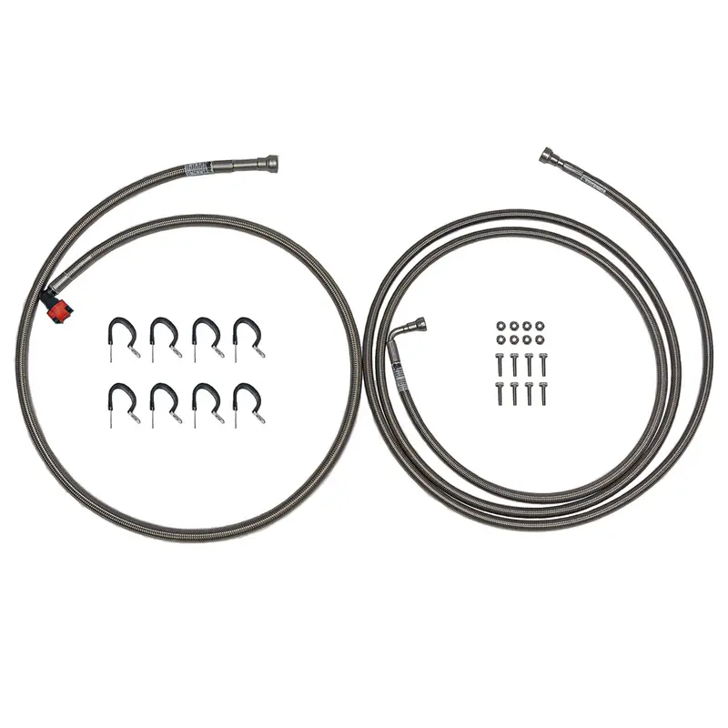 Qff0032ss - 2009 F150 Xlt Ext Cab/Short Bed 5.4L Triton, Quick Fix Fuel Set; Braided Stainless 1