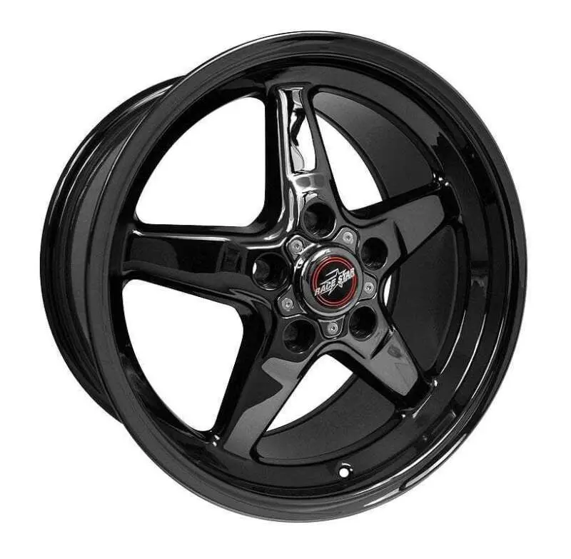 Race Star 92 Drag Star 17X10.5 5X135bc 6.13Bs Direct Drill Gloss Black Wheel 1