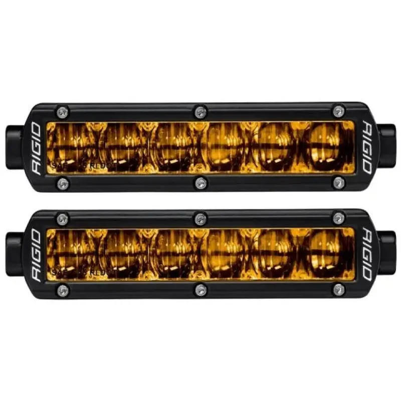 Rigid Industries 6In Sr-Series Pro Dot / Sae Fog Lights (Pair) - Selective Yellow 1