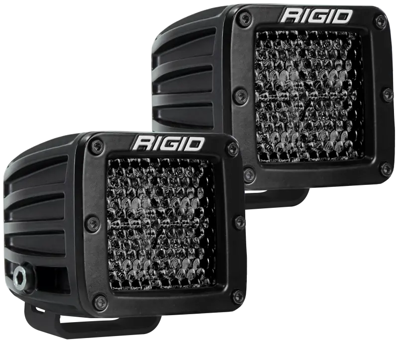 Rigid Industries D Series Pro Midnight Edition - Spot - Diffused - Pair 1