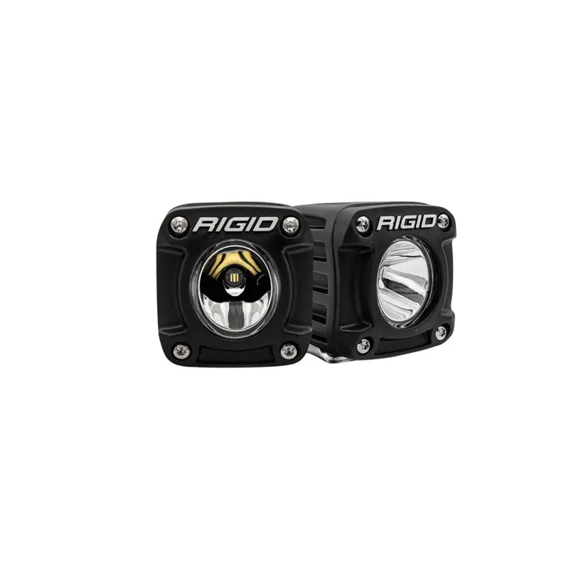 Rigid Industries Revolve Pod W/White Trim Ring - Pair 1