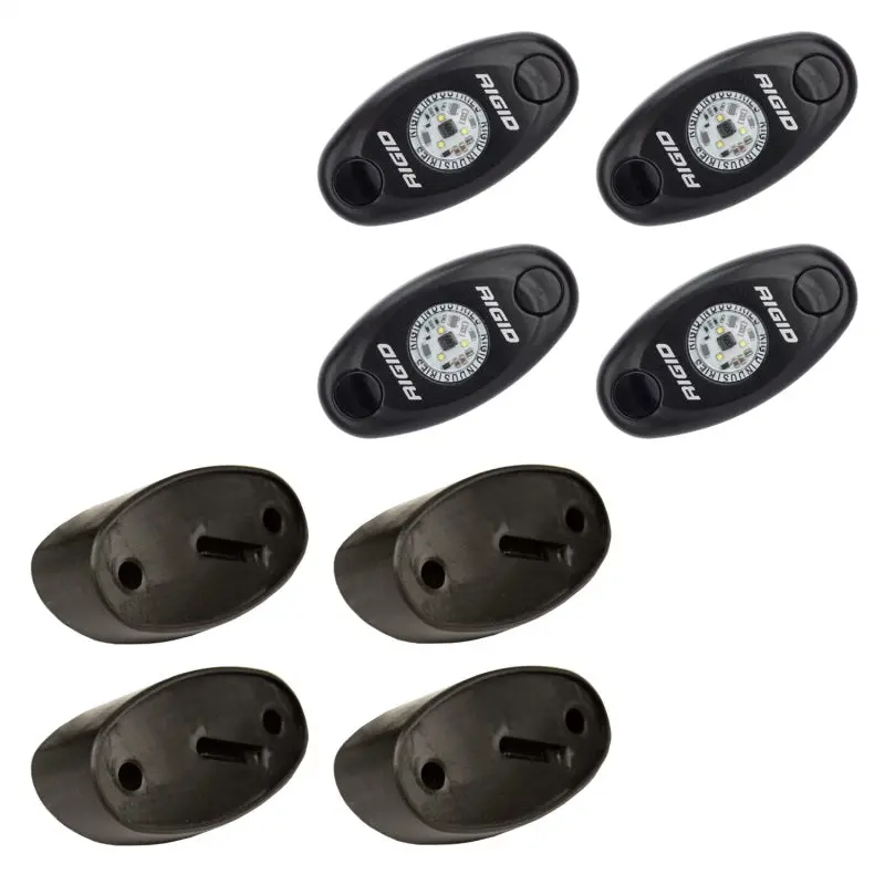 Rigid Industries Rock Light Kit- Blue (4 Lights) 1