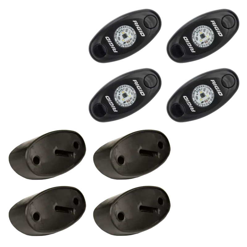 Rigid Industries Rock Light Kit- Red (4 Lights) 2
