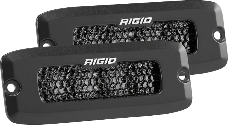 Rigid Industries Sr-Q Series Pro Midnight Edition - Spot - Diffused - Pair 1