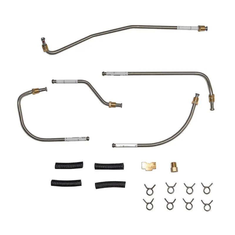 Rpc6201om- Mopar B-Body Max Wedge W/ #3447 Carbs; Pump To Carb Fuel Lines; Steel 1